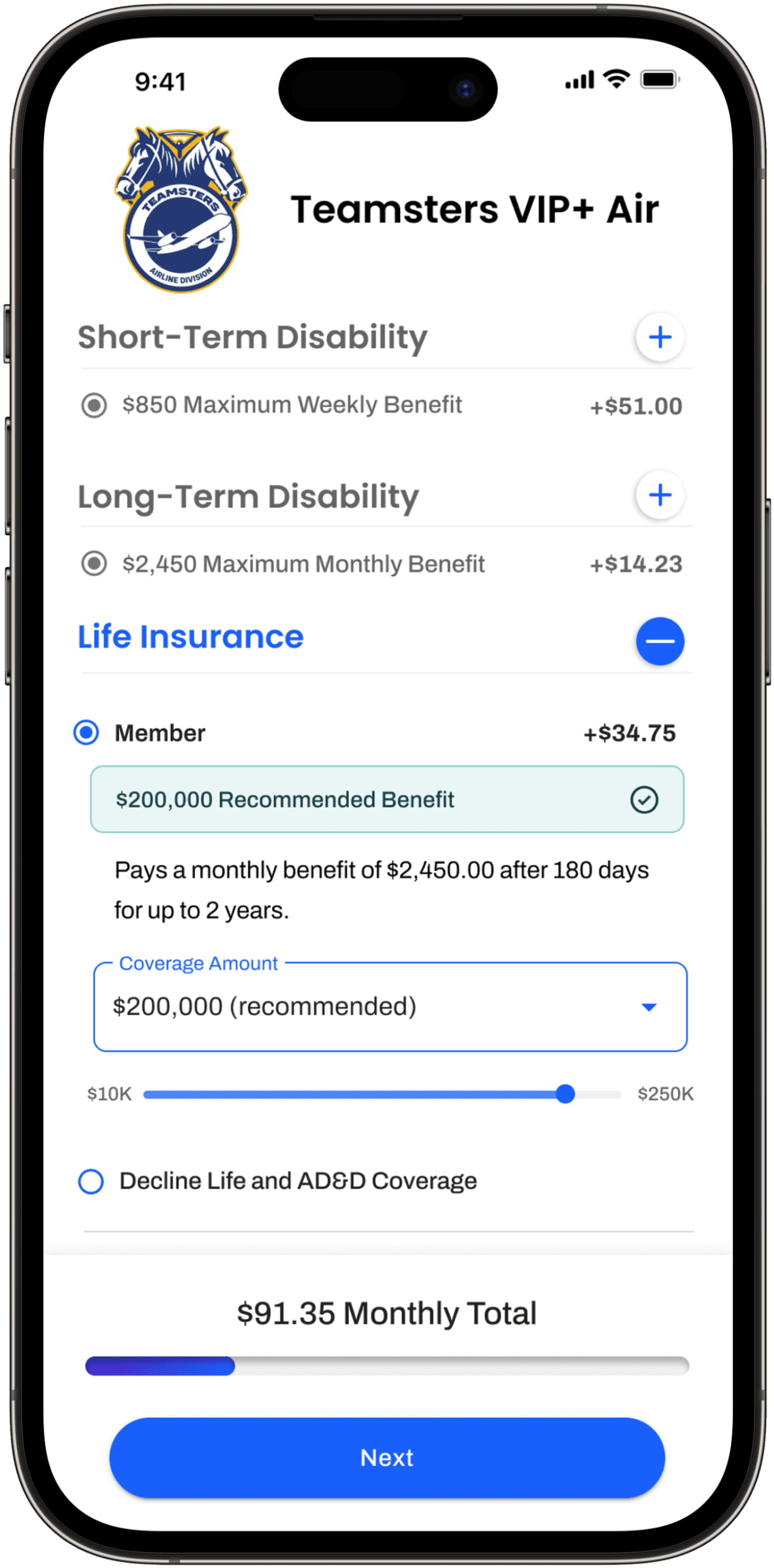 Teamsters VIP Air Mobile Life ADD